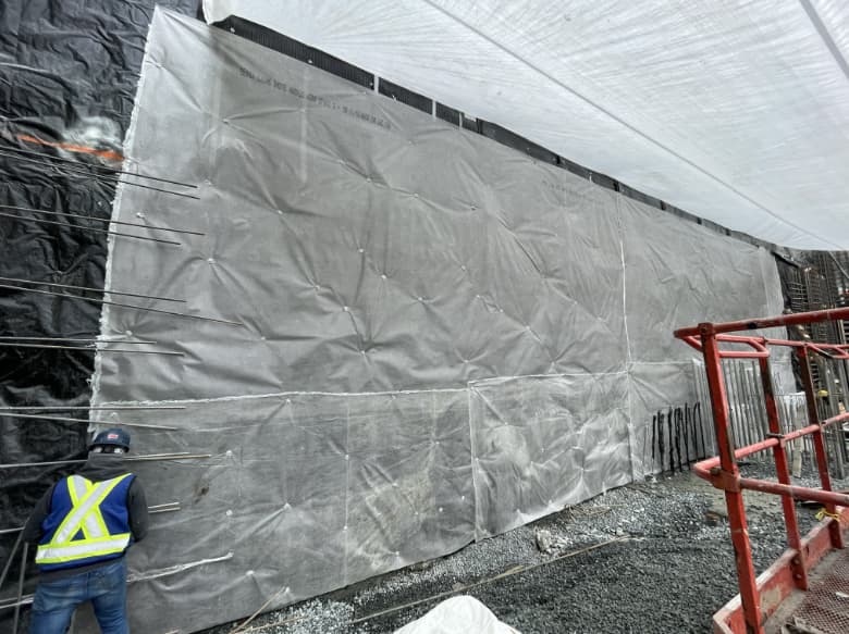 Spray applied Waterproofing